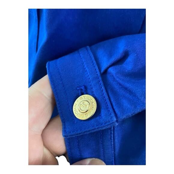 St John Sport By Marie Gray Blue Jacket Size Large - Picture 2 of 8